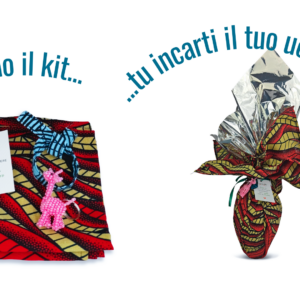 Kit Uovo di Pasqua  - Decora d'africa la tua Pasqua